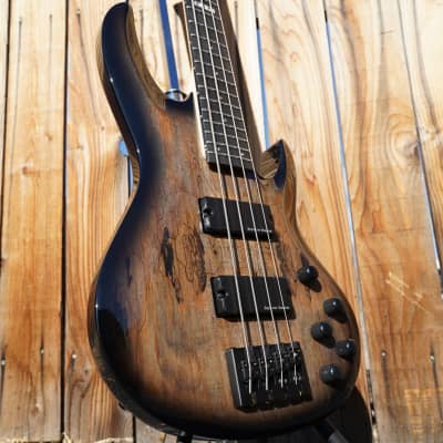 ESP BTL-4 - Black Natural Burst 4-String Electric Bass Guitar w/ Case (2024) image 2