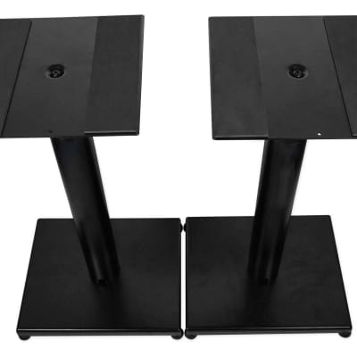 Pair Rockville RockShelf 58B Black 5.25" Home Bookshelf Speakers w/21" Stands image 10