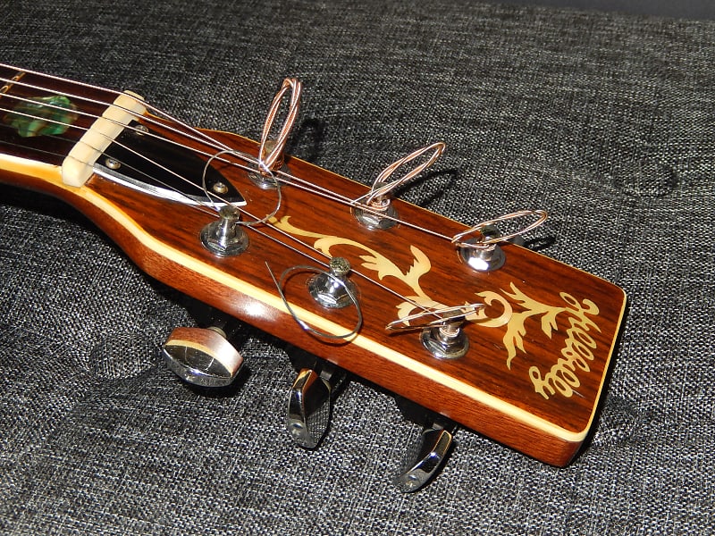 MADE BY KISO SUZUKI VIOLIN - HILLBILLY W60 1976 - ACOUSTIC - MARTIN D45  STYLE - GRAND CONCERT GUITAR