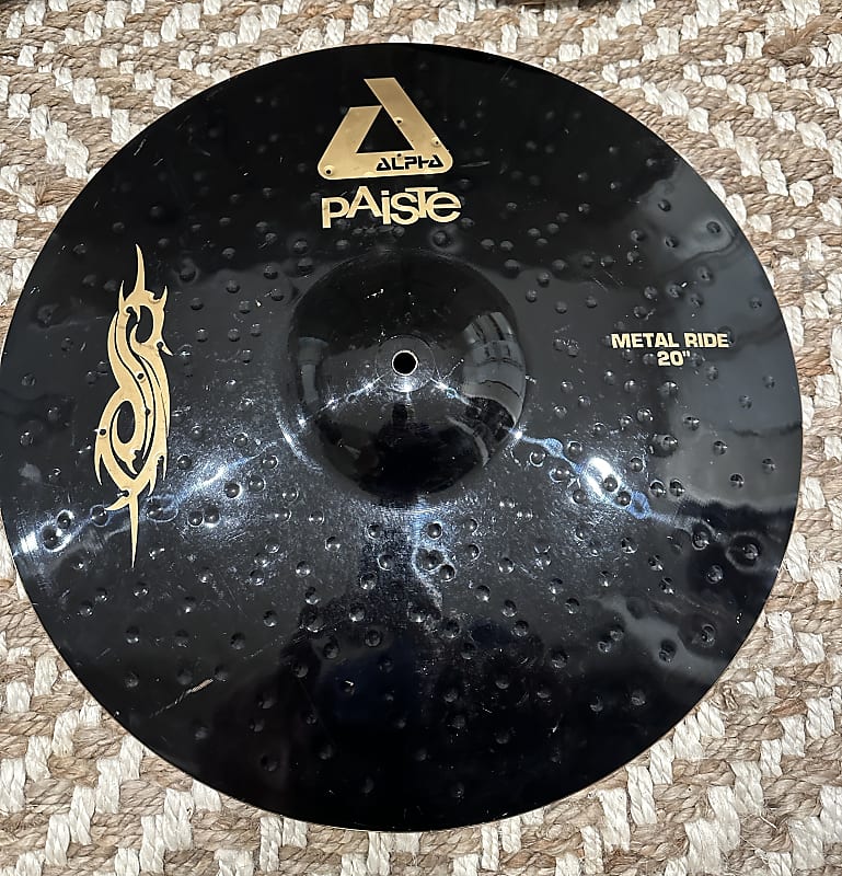 Paiste Paiste Black Alpha Slipknot Edition Rock Cymbals - Black / Bronze  Logo