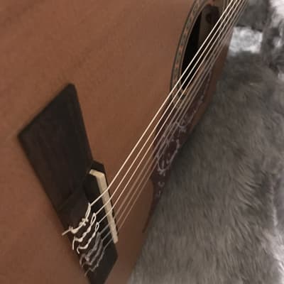 La Patrie Etude Classical Guitar Natural made in Canada with original hard case image 12