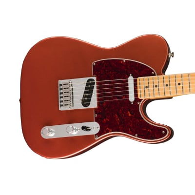 Fender Player Plus Telecaster Electric Guitar, Maple FB, Aged Candy Apple Red image 5
