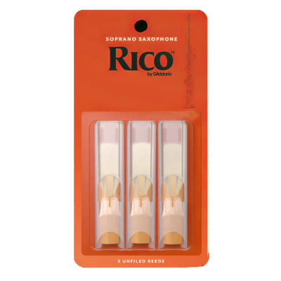 3 Pack Rico Soprano Saxophone Reeds # 2.0 Strength 2 RIA0320 image 1