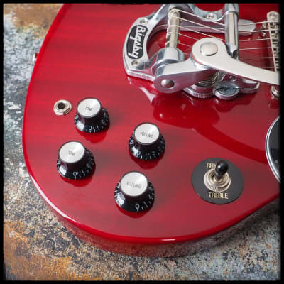 2018 Epiphone G-400 Pro SG with Bigsby - Cherry image 9