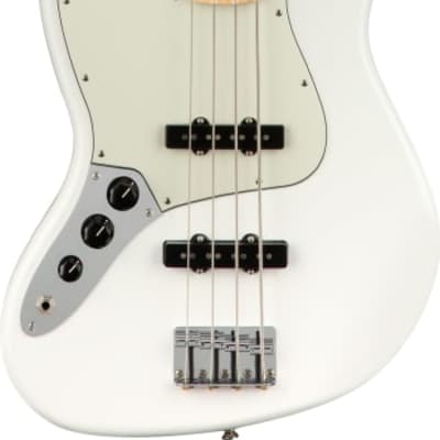 Fender Player Jazz Left-Handed Bass Maple FB, Polar White image 2