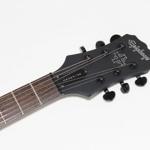 Epiphone Goth Flat Black Les Paul Studio Electric Guitar