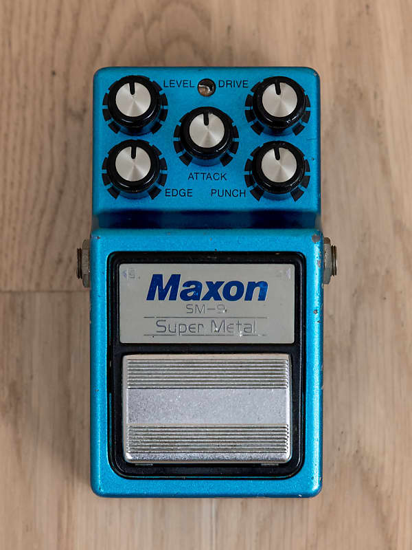 1980s Maxon SM-9 Super Metal Distortion Overdrive Guitar Effects Pedal  Japan, Ibanez