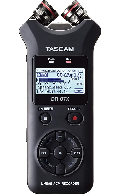 Tascam DR-07X Stereo Handheld Recorder and USB Audio Interface image 1