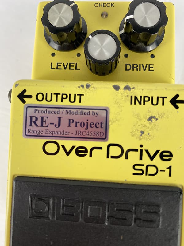 Boss SD-1 Super Over Drive Made in Japan 1983 Analogman RE-J