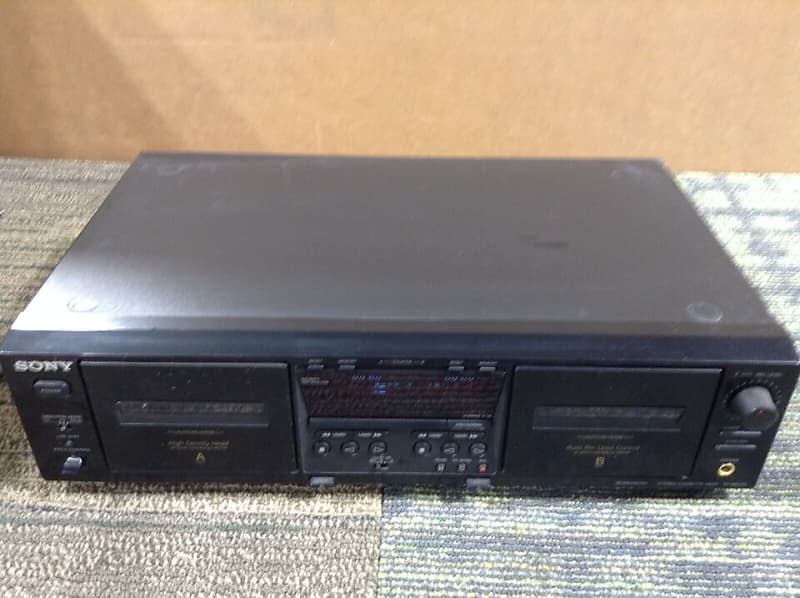 Sony TC-WE475 Dual Cassette Deck Tape Recorder Dubbing HiFi Stereo, no Remote image 1