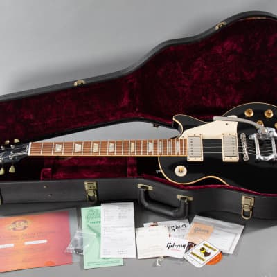 2006 Gibson Custom Shop Les Paul Standard ’57 Reissue Factory Bigsby Black image 1