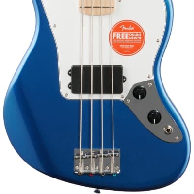 Squier Affinity Jaguar Bass H Electric Bass,  Maple Fingerboard, Lake Placid Blue image 3