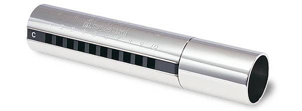 Suzuki Pipe Humming Easy Vibrato 10 Hole Diatonic Harmonica Key D - PH-20-D image 1