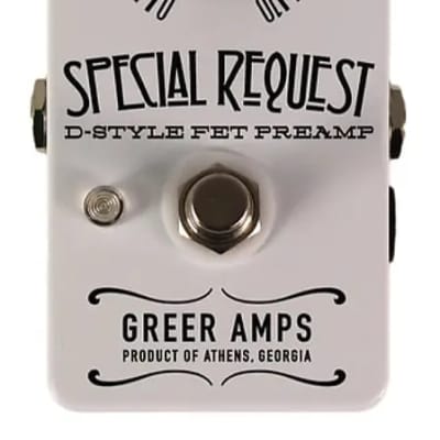 Greer Special Request D-Style FET Preamp - White | Reverb