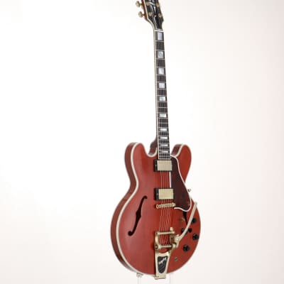 ギター Gibson Custom Shop ES-355 Bigsby VOS Gibson Custom Shop 1959 ES-355 VOS Red Gold Hardware w