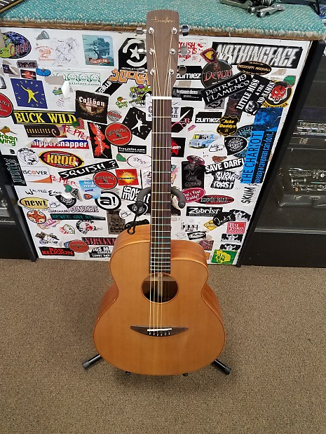 Baden A-Style Mahogany Handmade Acoustic Guitar W/ Case | Reverb