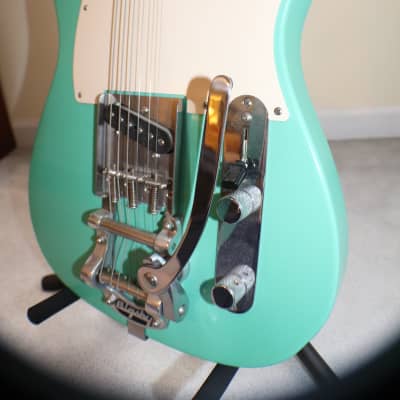 Fender American Vintage '62 ReIssue Telecaster Custom Bigsby 2012 - Thin-Skin Lacquer Sea Foam Green image 6