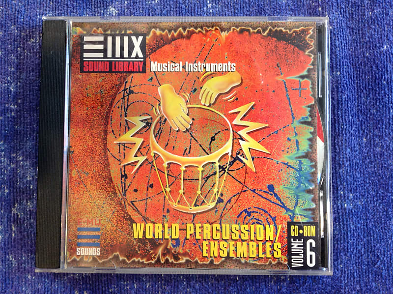 E-MU Systems EIIIX Sound Library Musical instruments • World Perc./Ensembles CD-ROM Vol. 6 image 1