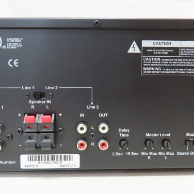 AudioSource AMP 310 Stereo Power Amplifier - 2 Channel 150 | Reverb