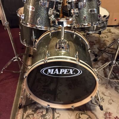 Mapex QR Series 5-piece Drum Set in Gold Sparkle with | Reverb