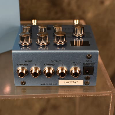 Boss MD-200 Deluxe Modulation Pedal Blue w 2 FREE Patch cables & FAST Same Day Shipping image 4