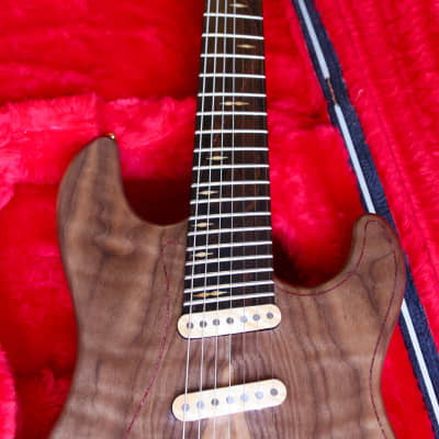 GB Liuteria Boutique guitar Petra 7 string fanned fibonacci series inspiration design 2022 - Matt image 24