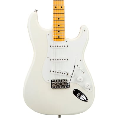 Fender Custom Shop Jimmie Vaughan Signature Stratocaster Electric Guitar Aged Olympic White image 1