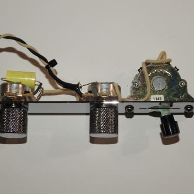 Telecaster Loaded Pre Wired 4 Way Chrome Control Plate With Kluson Chrome Control Plate, Gotoh Chrome Barrel Knobs, Oak Grigsby 4 Way Switch, Mojotone Dijon .047uF Tone Cap, CTS Pot, Switchcraft Jack, and Gavitt Cloth Wire! image 4