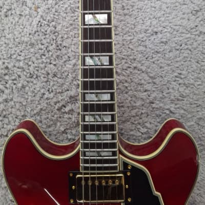 D'Angelico Excel DC Semi-Hollow Body Electric Guitar w/Hard Case, Trans Cherry image 6