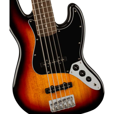 Fender Squier Affinity Series Jazz Bass V, 5-String, Laurel, 3-Color Sunburst image 3