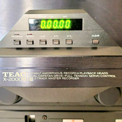 TEAC X-2000M Pro Serviced 1/4" 2-Track Open Reel Mastering Tape Recorder EX Cond image 11