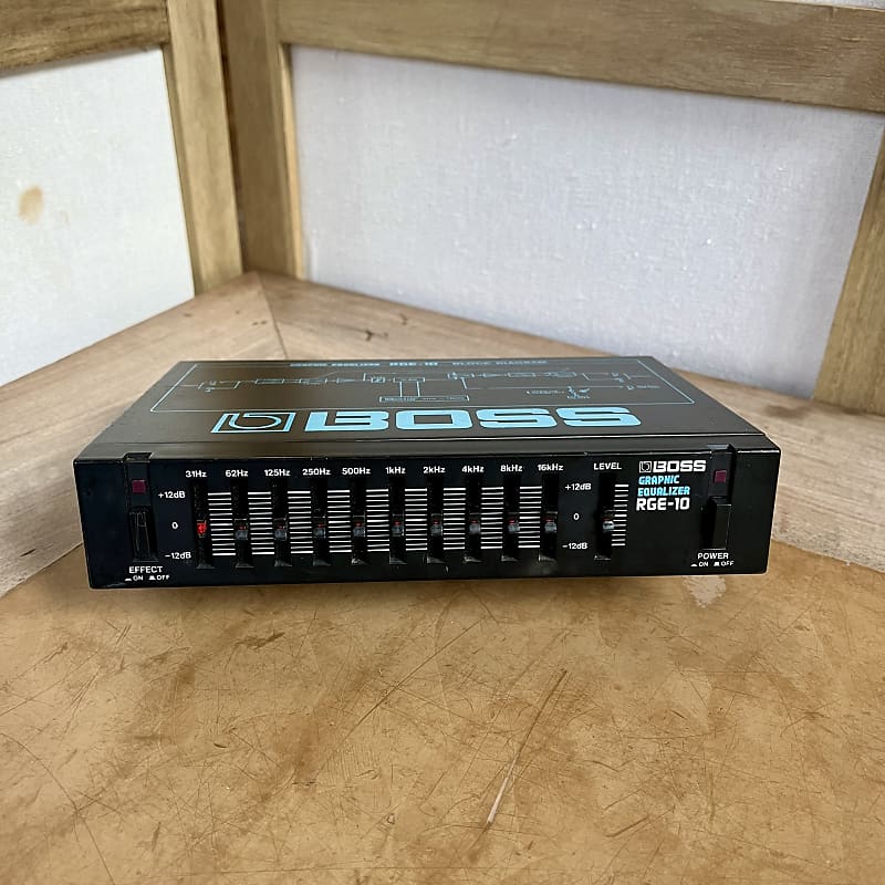 Boss RGE-10 Micro Rack Series Graphic Equalizer 1980s