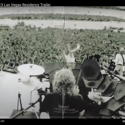 Simmons Rick Allen's Def Leppard, Hysteria Tour, Drum Set and Rack 1986-1987 - Black/Silver image 15