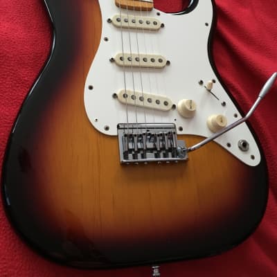 Fender  "Dan Smith" Stratocaster are 1983 3-Color Sunburst w/ Maple Fretboard image 23