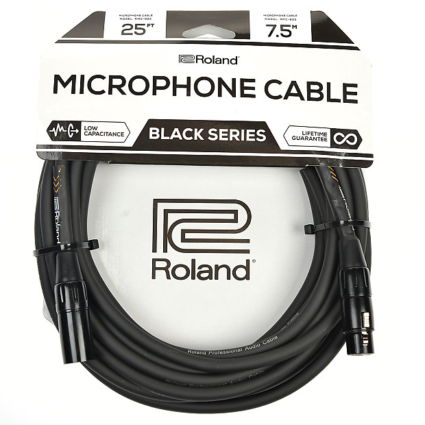 Roland RMC-B25 XLR Microphone Cable - 25' image 1