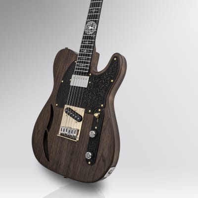 Mithans Guitars T'roots (American Walnut) boutique electric guitar image 13