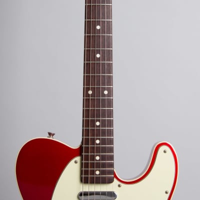 Fender  Telecaster Custom Classic '60's with Bigsby Solid Body Electric Guitar (2004), ser. #R028045, original black gig bag case. image 8