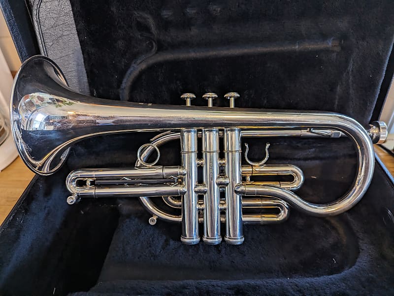 Getzen Eterna 800LBS Bb 1992 silver Reverb