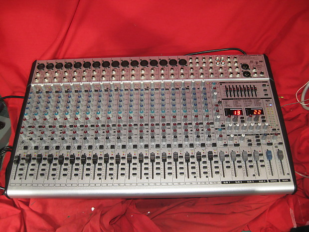 BEHRINGER EURODESK SL2442FX-PROアナログミキサー Behringer Eurodesk SL2442FX-PRO Music Mixer 24-channel 4 bus