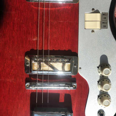 Rare Kimberly EJ-2 1960’s  Electric Guitar Cherryburst image 15