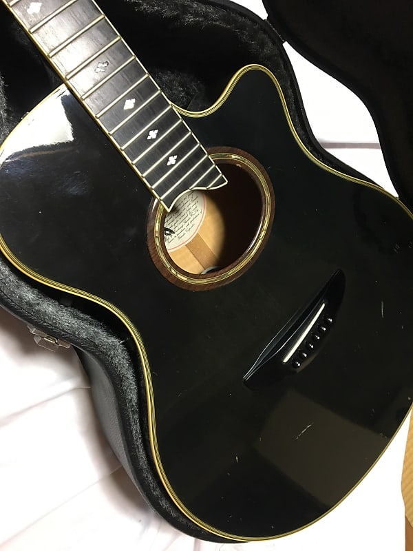 Yamaha Apx-10s Electric/Acoustic guitar black | Reverb