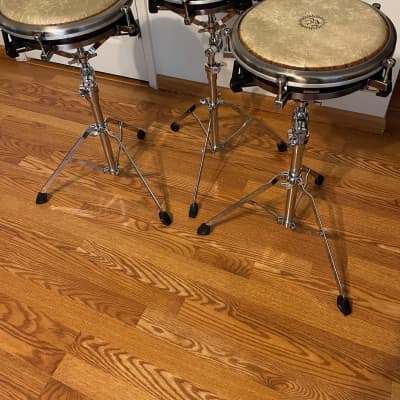 Full Pearl Travel Conga Set with Stands and Bags | Reverb