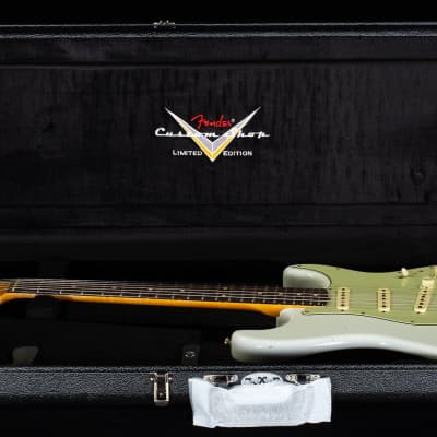Fender Custom Shop Willcutt True '62 Stratocaster Journeyman Relic Olympic White 59 C (423) image 7
