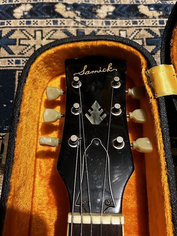 1989 Samick SG Small-Guard Set-Neck Kluson Style Tuners 1989 Samick SG Small-Guard Set-Neck Kluson Style Tuners