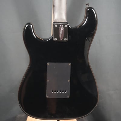 Eklein/Flaxwood Black Stratocaster Guitar image 2