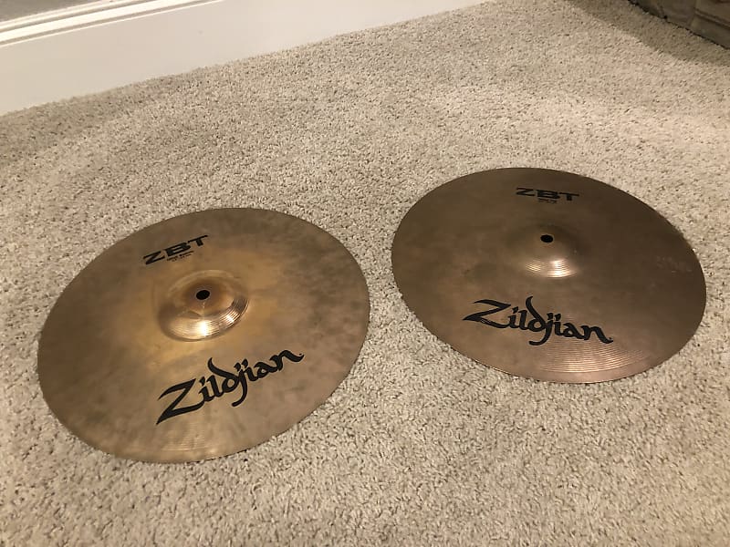 Zildjian ZBT 13" Hi Hat Cymbals Reverb