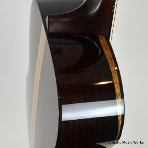 Santa Cruz Custom OM, Orchestra Model, Bearclaw European Spruce, Cocobolo, Stunning! image 7