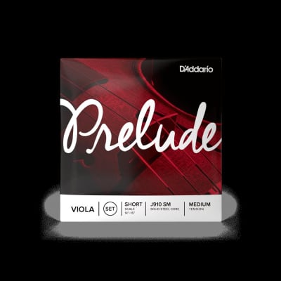 D'Addario Prelude Viola String Set, Short Scale, Medium Tension image 1