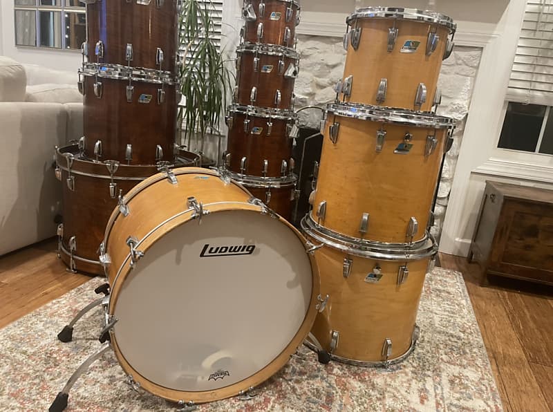 Ludwig 6ply Maple 1981 Maple Thermogloss 12/16/18/22 image 1