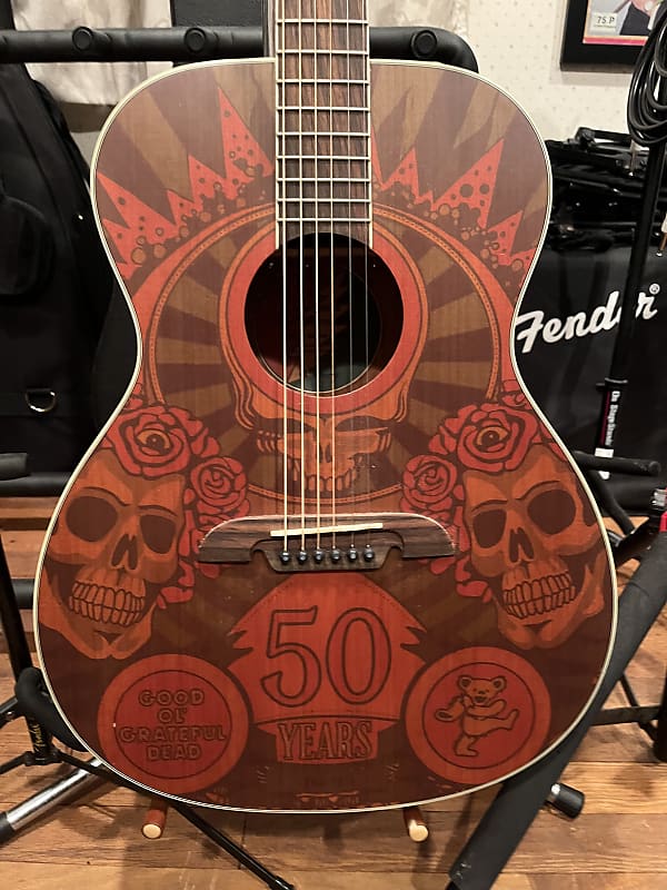 Alvarez grateful dead 50th anniversary acoustic guitar clearance